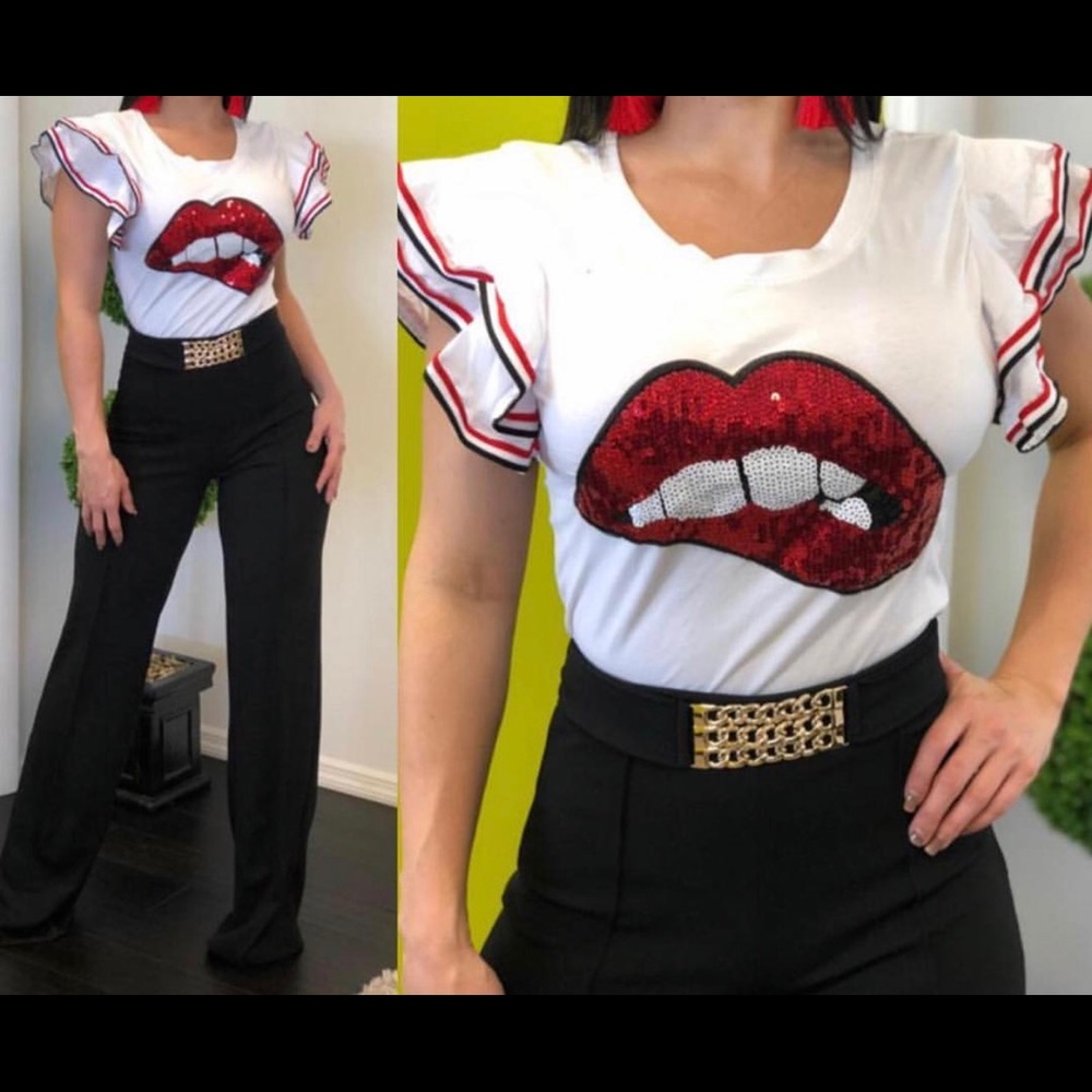Cute top avail in white only